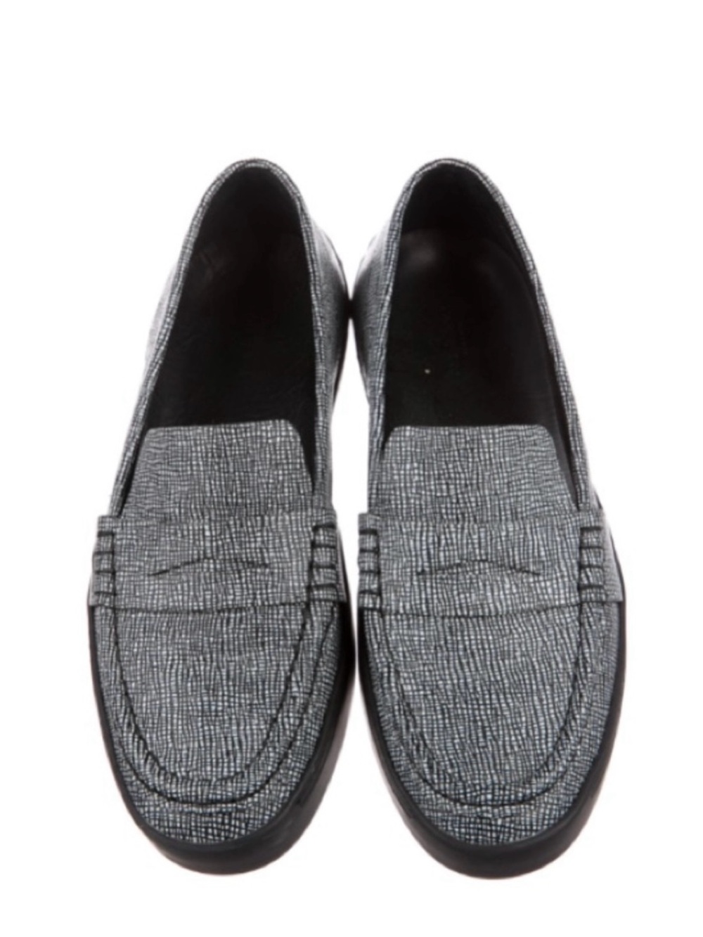 Rag & bone pattern black white loafers 9.5 Colby